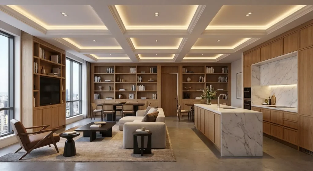 תכנון ועיצוב דירות יוקרה מקבלן: שדרוג מ-Standard ל-Premium — ME Design