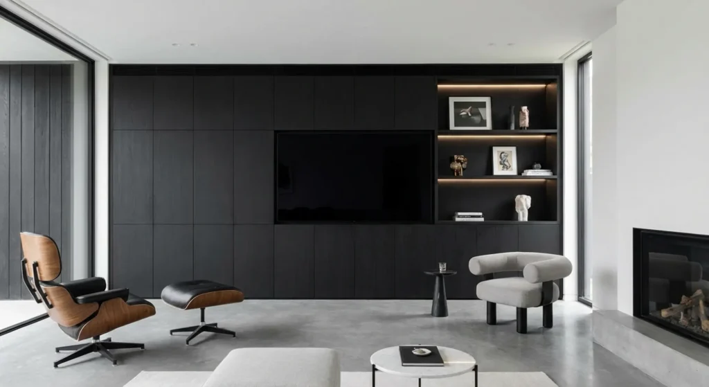 הטלוויזיה בסלון היוקרתי: להראות או להסתיר? — ME Design